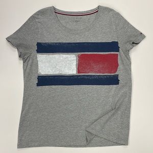 Tommy Hilfiger // Vintage Logo Crew Neck SS Tee Women’s Size Large
